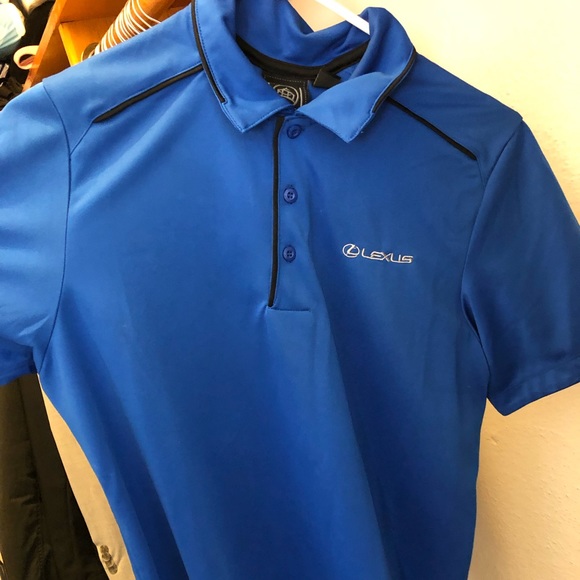 Lexus Black Polo Shirts Medium